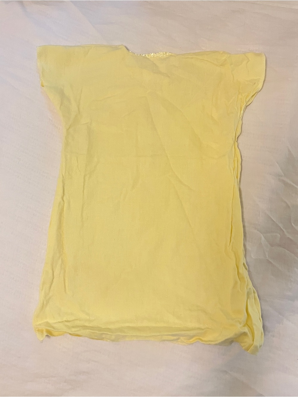 Vintage Yellow Baby Nightgown